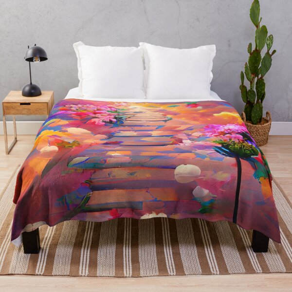 Item preview, Flower Path To Heaven | Artificial Inteligence Generated Art designed and sold by AllAboutAI.