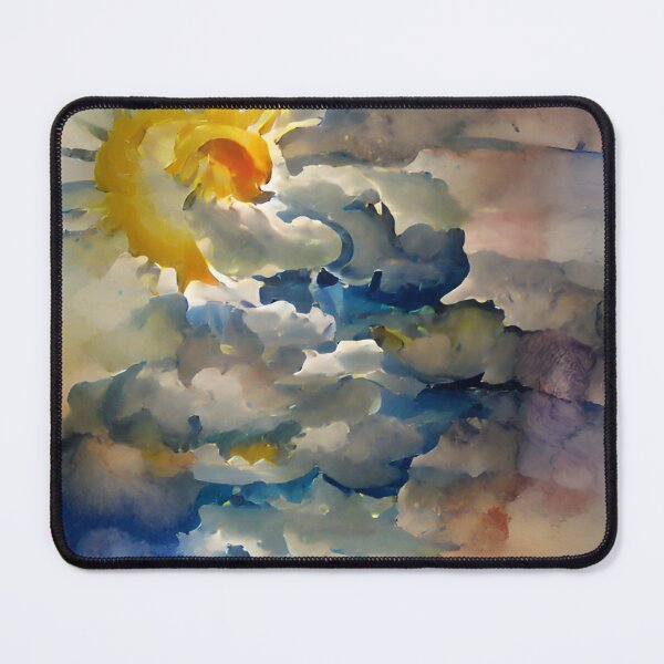 Item preview, Sun Behind Clouds | Artificial Inteligence Generated Art designed and sold by AllAboutAI.