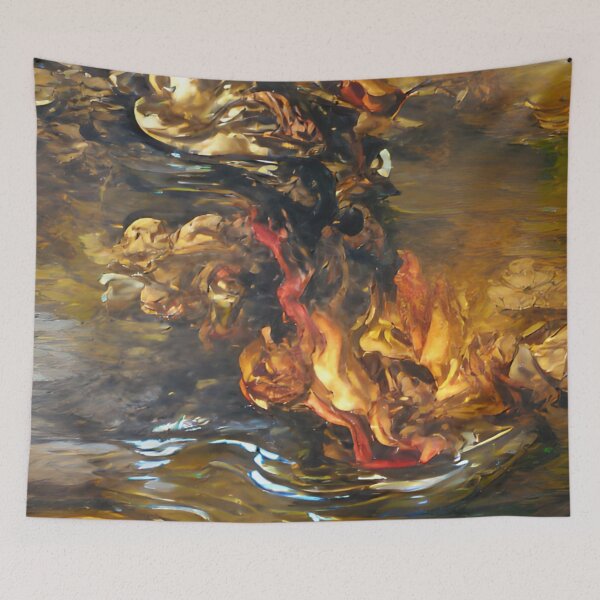 Item preview, Fire Lake | Artificial Inteligence Generated Art designed and sold by AllAboutAI.