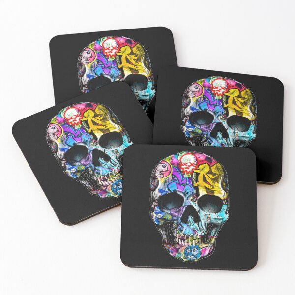 Item preview, Urban Graffiti Human Skull Sticker designed and sold by monica45je.
