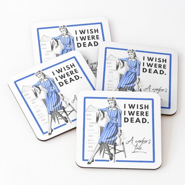 Item preview, I wish I were dead - antiwork designed and sold by BaconPancakes21.