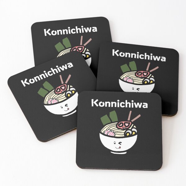 Item preview, Konnichiwa Japanese Hello Ramen Noodle Bowl Anime designed and sold by elvisg03.