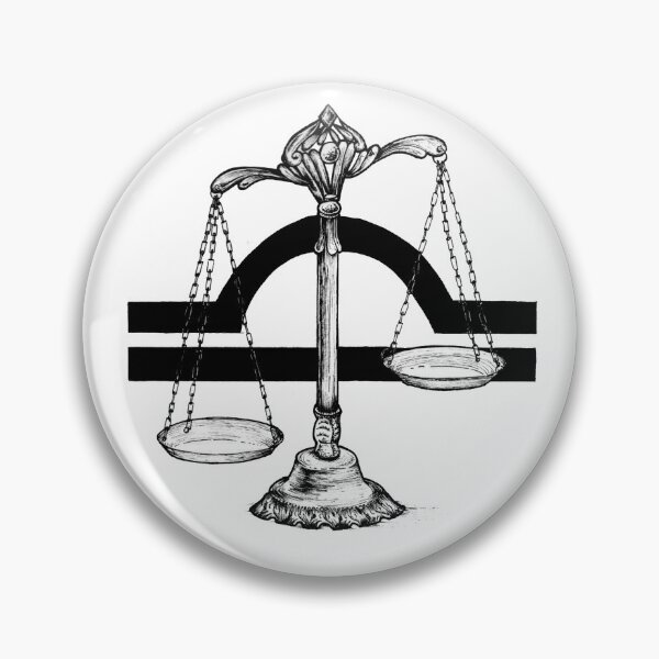 Item preview, Libra | Libra Illustration | Zodiac Art | Pen & Ink Art designed and sold by aishascanvas99.