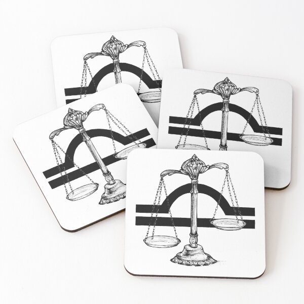 Item preview, Libra | Libra Illustration | Zodiac Art | Pen & Ink Art designed and sold by aishascanvas99.