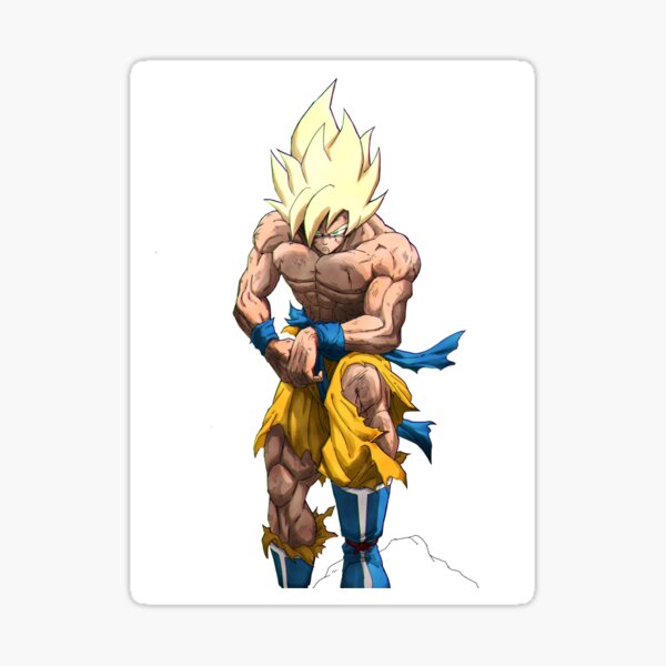 Goku Super Saiyan Sticker For Sale By Zvonbal Redbubble