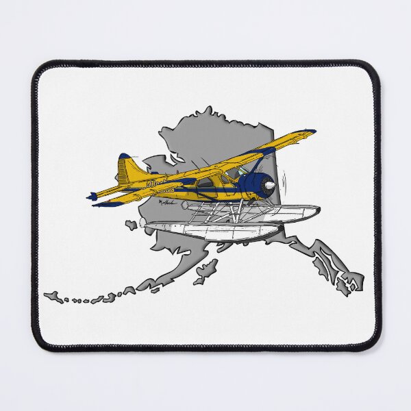 Item preview, Alaska Sticker with Dehaviland Beaver Alaska Seaplanes N777DH designed and sold by Michael Garber.