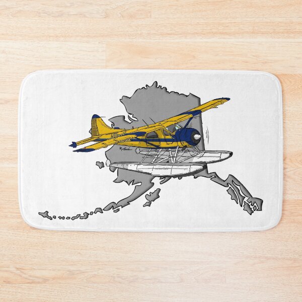 Item preview, Alaska Sticker with Dehaviland Beaver Alaska Seaplanes N777DH designed and sold by Michael Garber.