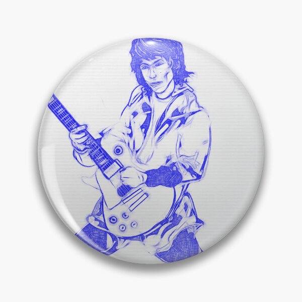 Item preview, Cool Blue Guitar Player designed and sold by Warrior  Spirit.