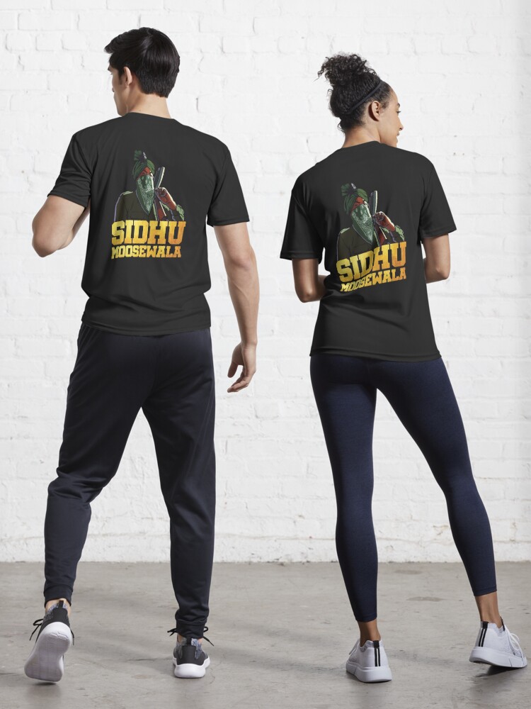 sidhu moose wala Active T-Shirt for Sale by IRCPlumbing1