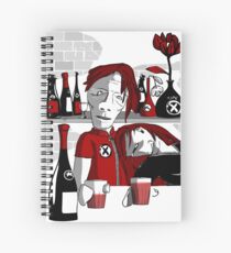drunker@bar Spiral Notebook
