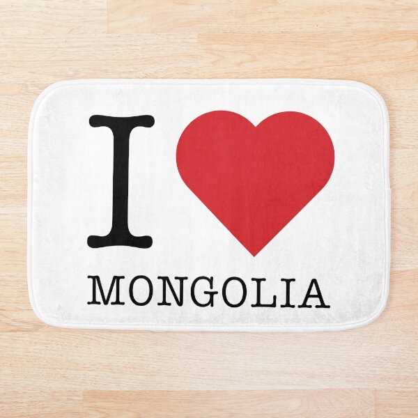 Aperçu de l'œuvre J'aime la Mongolie créée et vendue par HeavyStyle.