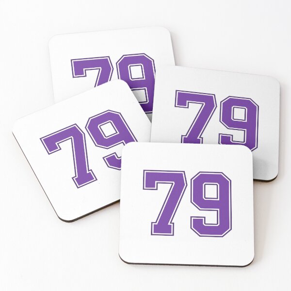 Item preview, Purple Number 79 lucky sports jersey seventy nine designed and sold by HeavyStyle.