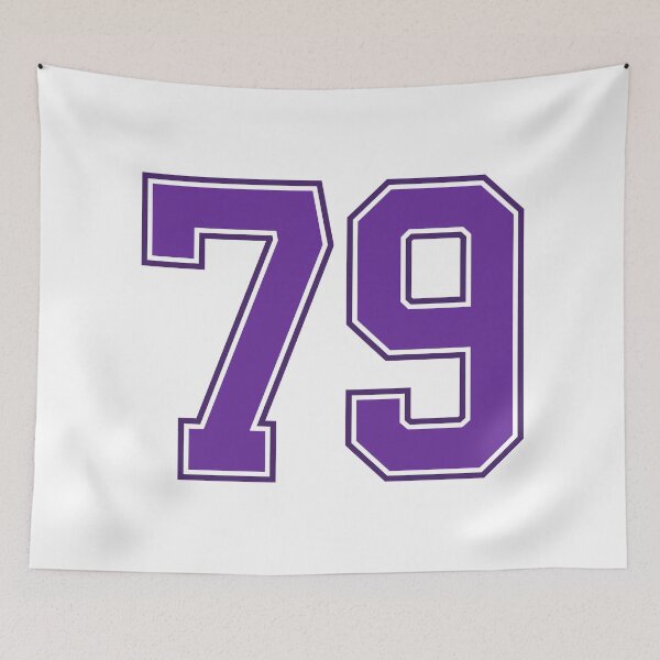 Item preview, Purple Number 79 lucky sports jersey seventy nine designed and sold by HeavyStyle.