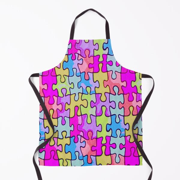 Item preview, Puzzle Piece Galore designed and sold by TotallyRetroArt.