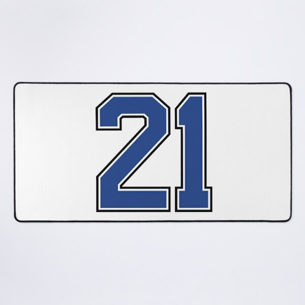 21 sport jersey number, jersey, 21 back number' Sticker