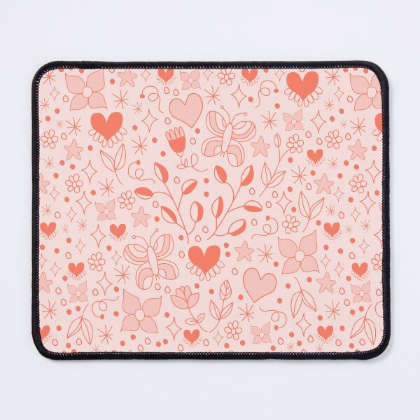 Item preview, Flowers with butterflies, hearts and stars designed and sold by IlustraDeni.