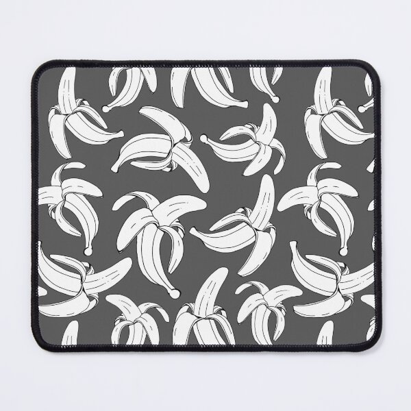 Item preview, Bananas Fruit Pattern Grey and White designed and sold by HotHibiscus.