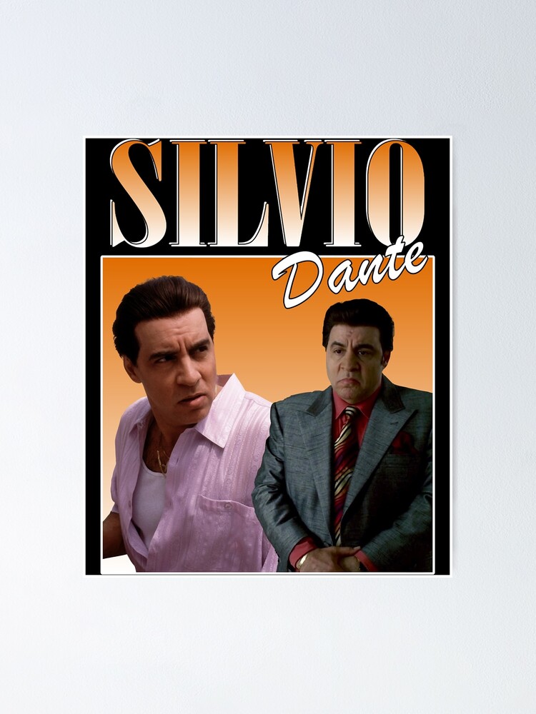 "Silvio Dante Retro Design Sopranos Classic" Poster for Sale by