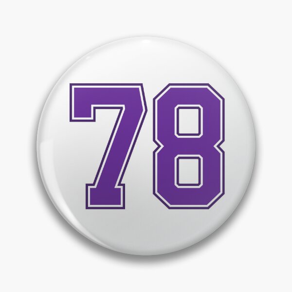 Item preview, Purple Number 78 lucky sports jersey seventy eight designed and sold by HeavyStyle.