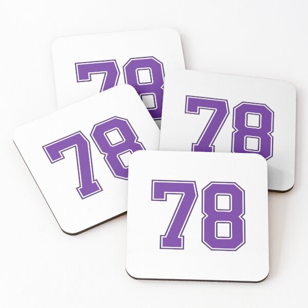 Item preview, Purple Number 78 lucky sports jersey seventy eight designed and sold by HeavyStyle.