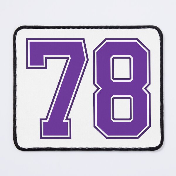 Item preview, Purple Number 78 lucky sports jersey seventy eight designed and sold by HeavyStyle.