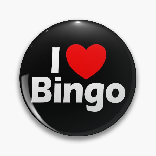 Item preview, I Love Bingo Red Heart Bingo Lover Gambling I Love Bingo Gear designed and sold by DynamicDesign.