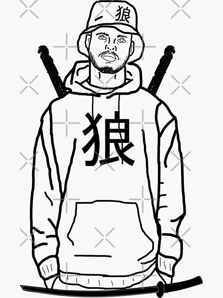 "Xavier Wulf V2" Sticker by SN1P3R Redbubble