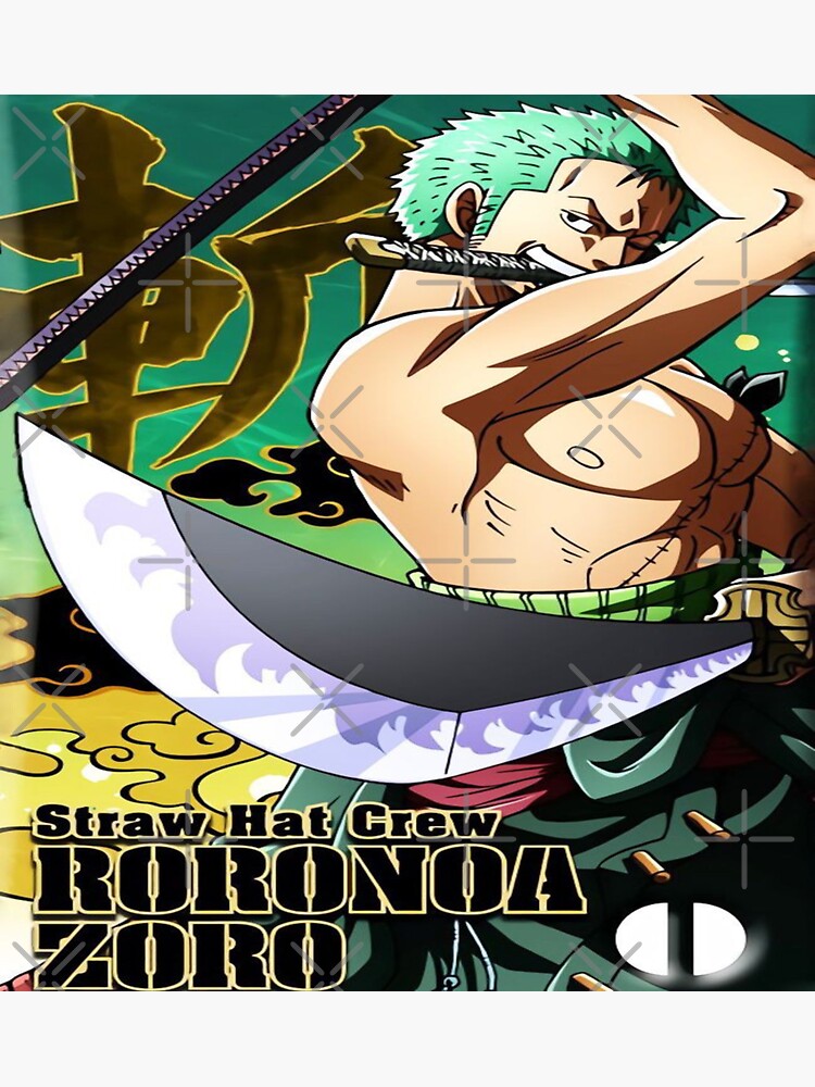 Roronoa Zoro One Piece Sticker For Sale By Clonart Redbubble