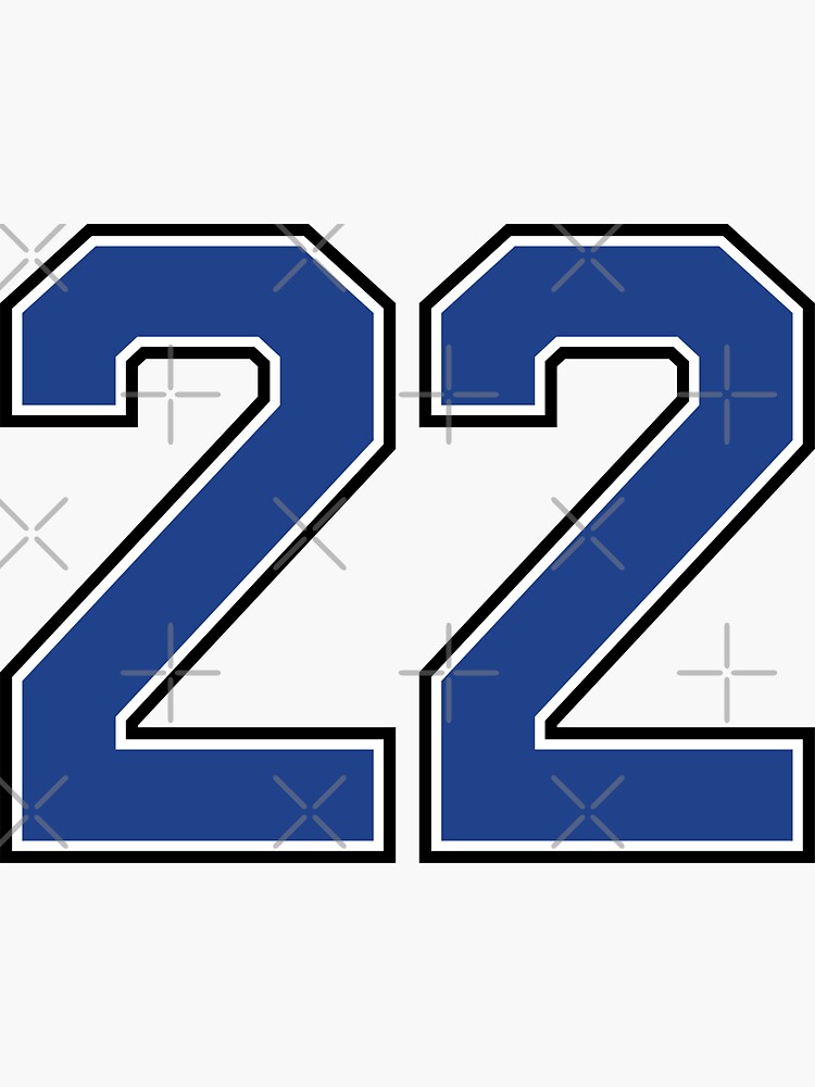 Number 52 lucky sports jersey fifty two Sticker for Sale by HeavyStyle