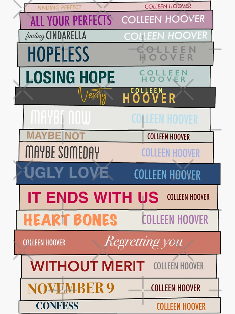 Colleen Hoover Bookmarks Regretting You Bookmark All Your Perfects