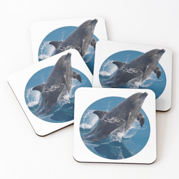 Item preview, Dolphin Splashing In Blue Water designed and sold by bayberrygal.