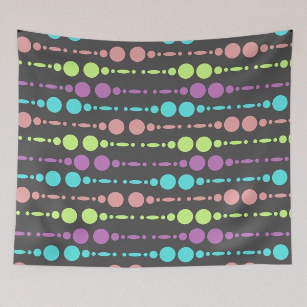 Item preview, 60s Inspired Colorful Circles designed and sold by TotallyRetroArt.