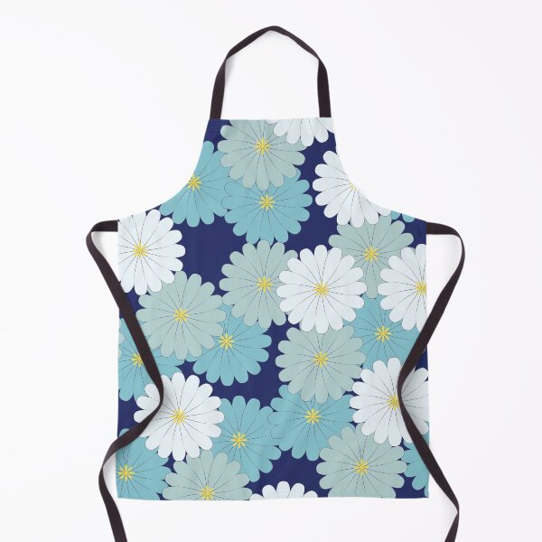 Item preview, Blue oriental flowers designed and sold by shadowisper.