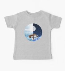 Puppy Dreaming Daytime to Nighttime Baby Tee