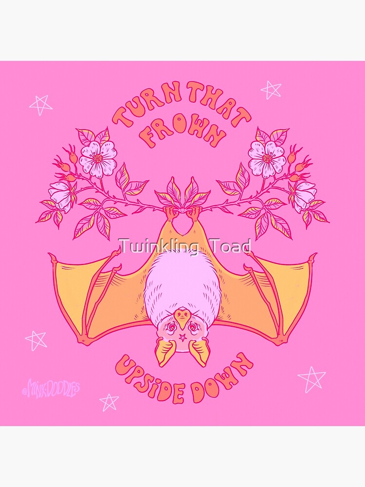 turn-that-frown-upside-down-poster-for-sale-by-soya-beann-redbubble