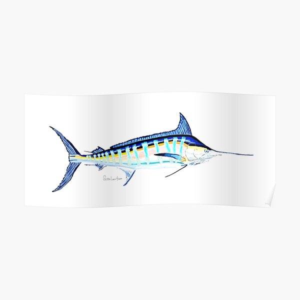 Blue Marlin Poster