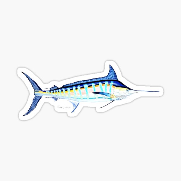 Blue Marlin Sticker