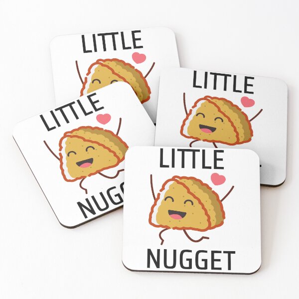 Item preview, Little Chicken Nugget Fast Food Funny Saying designed and sold by TastefulTees.