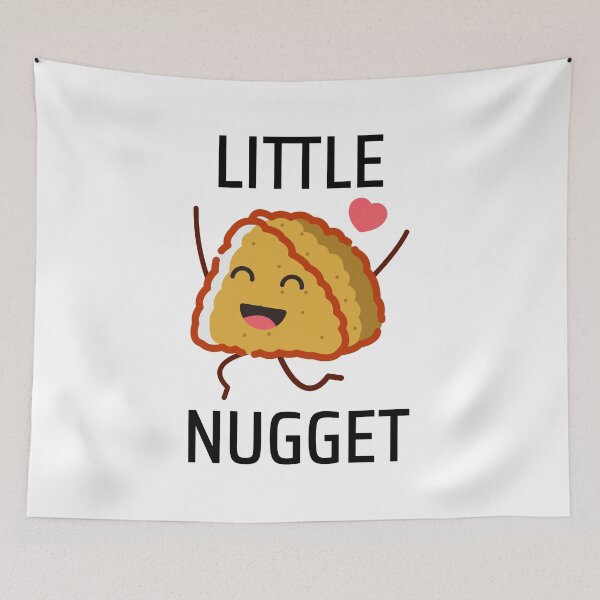 Item preview, Little Chicken Nugget Fast Food Funny Saying designed and sold by TastefulTees.