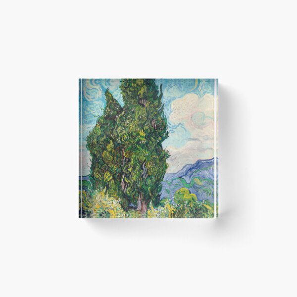 Item preview, Vincent Van Gogh - Cypresses (1889)  designed and sold by amrmab.