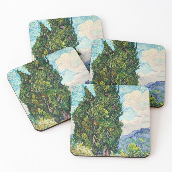 Item preview, Vincent Van Gogh - Cypresses (1889)  designed and sold by amrmab.