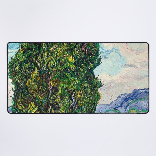 Item preview, Vincent Van Gogh - Cypresses (1889) designed and sold by amrmab.
