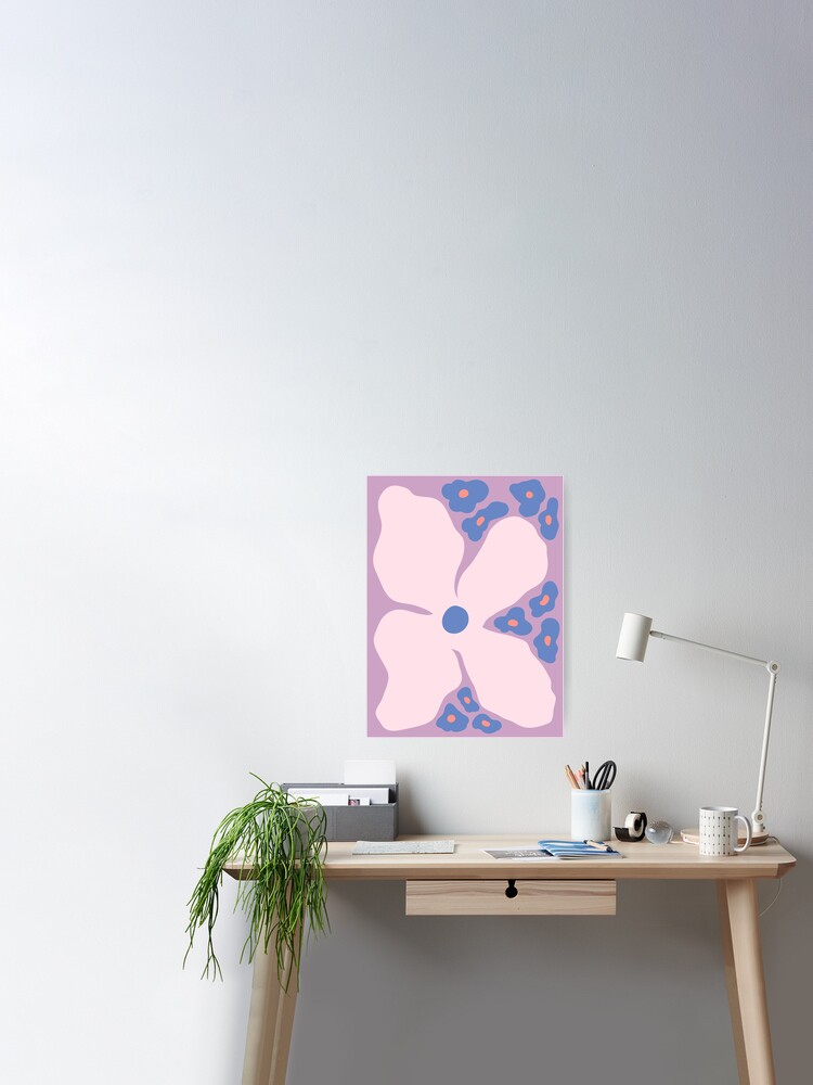 Groovy abstract flowers, Y2K room decor, Purple print, Indie decor, Flower  market, Danish pastel Poster for Sale by KristinityArt, Y2k Room Decor