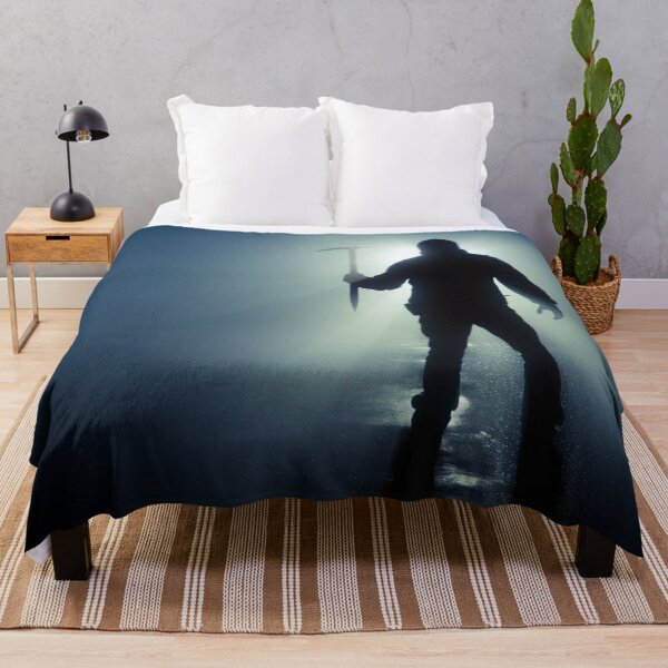 Item preview, Scary Shower Curtain for Halloween designed and sold by trendingatees.