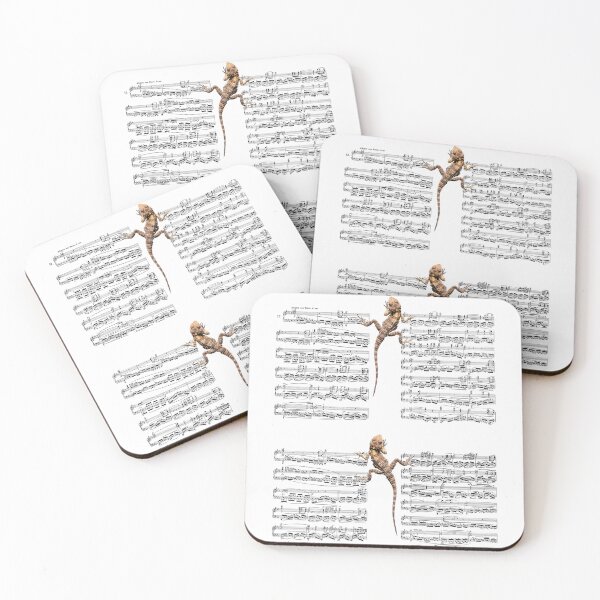 Item preview, Reptiles carefully study the notes of the famous work of Chopin. designed and sold by farmer248.