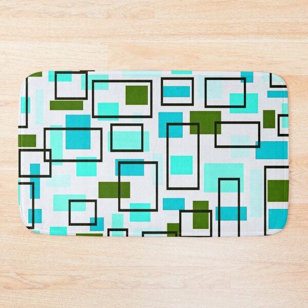 Item preview, Retro Inspired Geometric Print designed and sold by TotallyRetroArt.