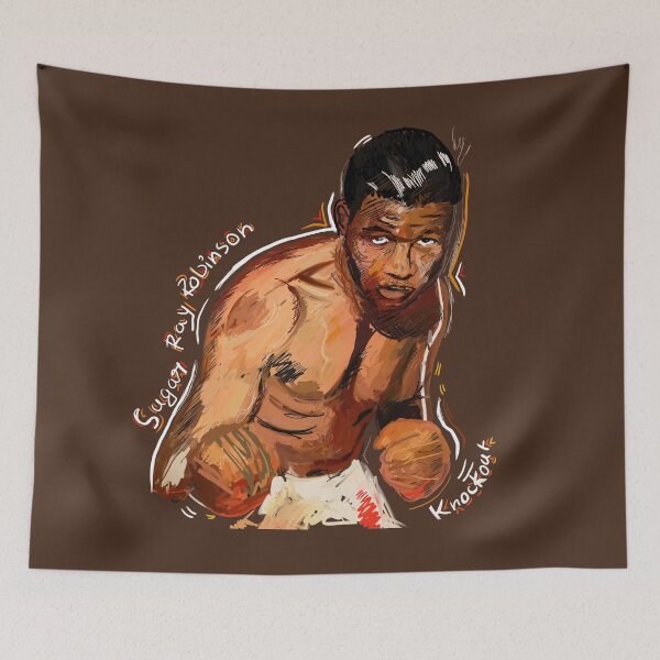 Item preview, sugar ray robinson  | sugar ray robinson art | sugar ray robinson portrait designed and sold by KARTICK DUTTA.