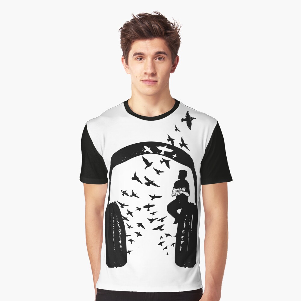 Headphone - Ukulele Graphic T-Shirt
