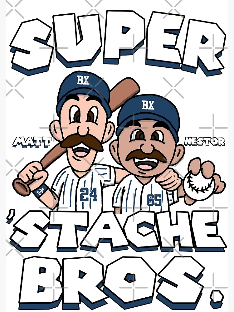 Nestor Cortes and Matt Carpenter - Super 'Stache Bros T-Shirt and
