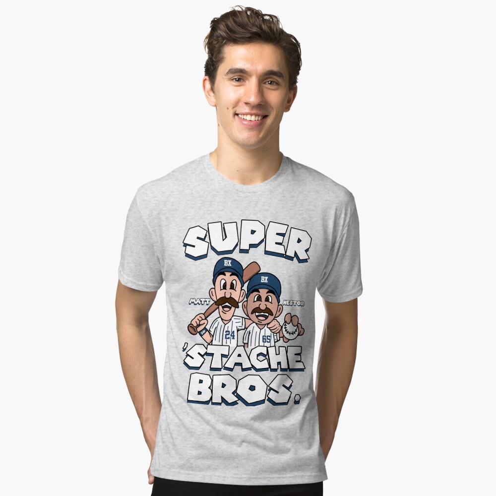 Nestor Cortes and Matt Carpenter - Super 'Stache Bros T-Shirt